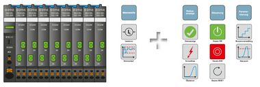 Predictive maintenance through data collection and analysis.