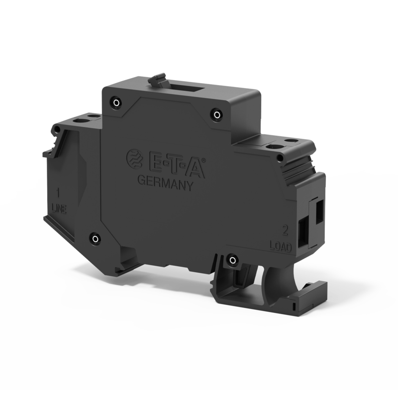 Typ 8340-T von E-T-A: Ein- und mehrpoliger Schutzschalter mit magnetischer oder hydraulisch-magnetischer Auslösung.