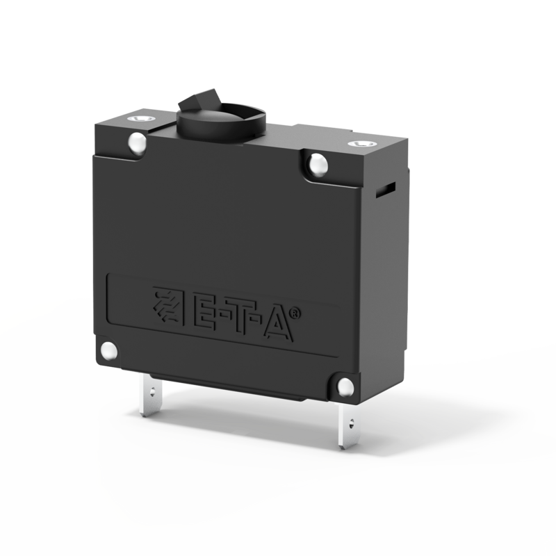 Typ 8335 von E-T-A: Ein- und mehrpoliger Schutzschalter mit magnetischer oder hydraulisch-magnetischer Auslösung.